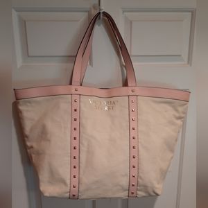 Victoria's Secret Open Top Canvas Tote Bag